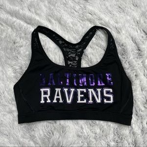 VS PINK Baltimore Ravens Sports Bra